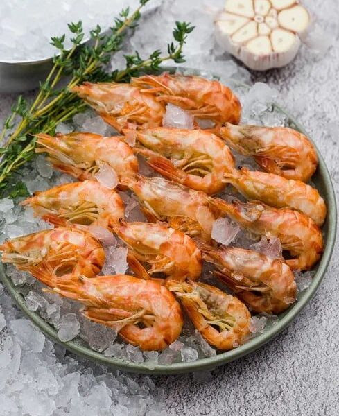 Креветка шримс Козырьковый, 60-100, 1 кг