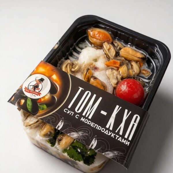 Суп Том Кха с морепродуктами с/м, 190 г