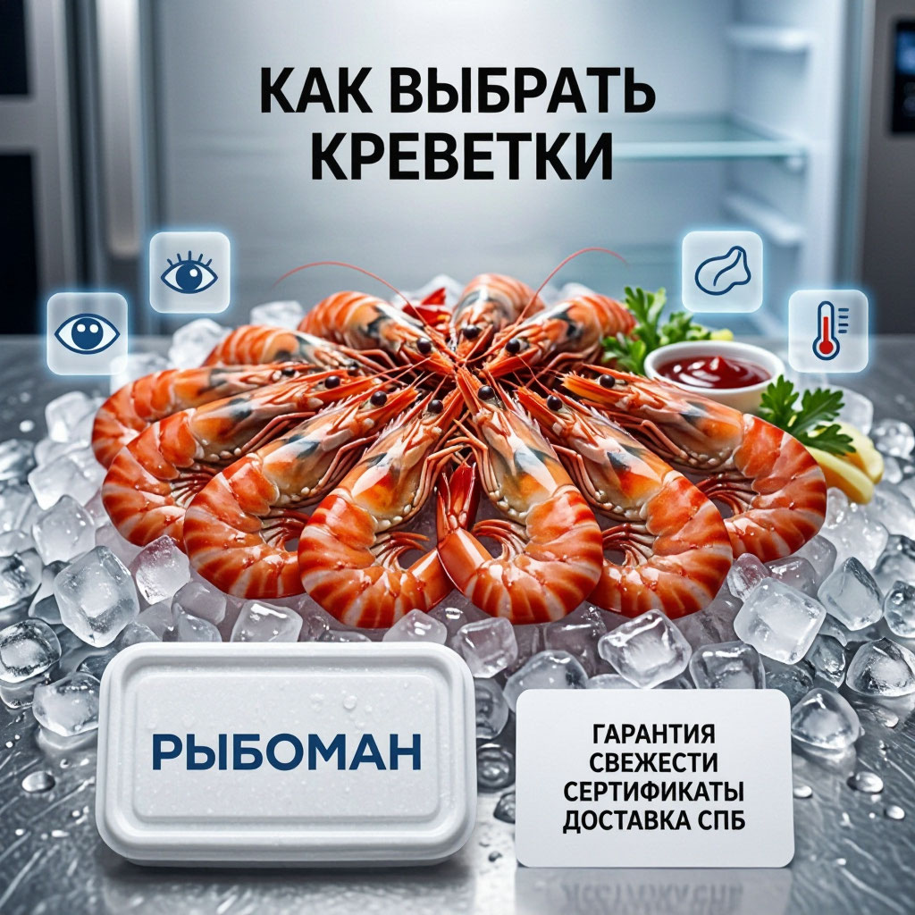 как выбрать креветки в спб